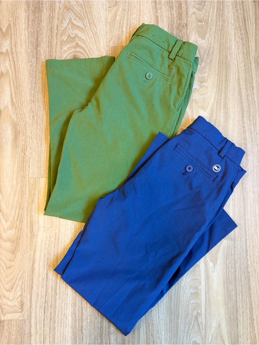 Lot of 2 Vineyard Vines Performance kids size 8 Pants Navy and Olive